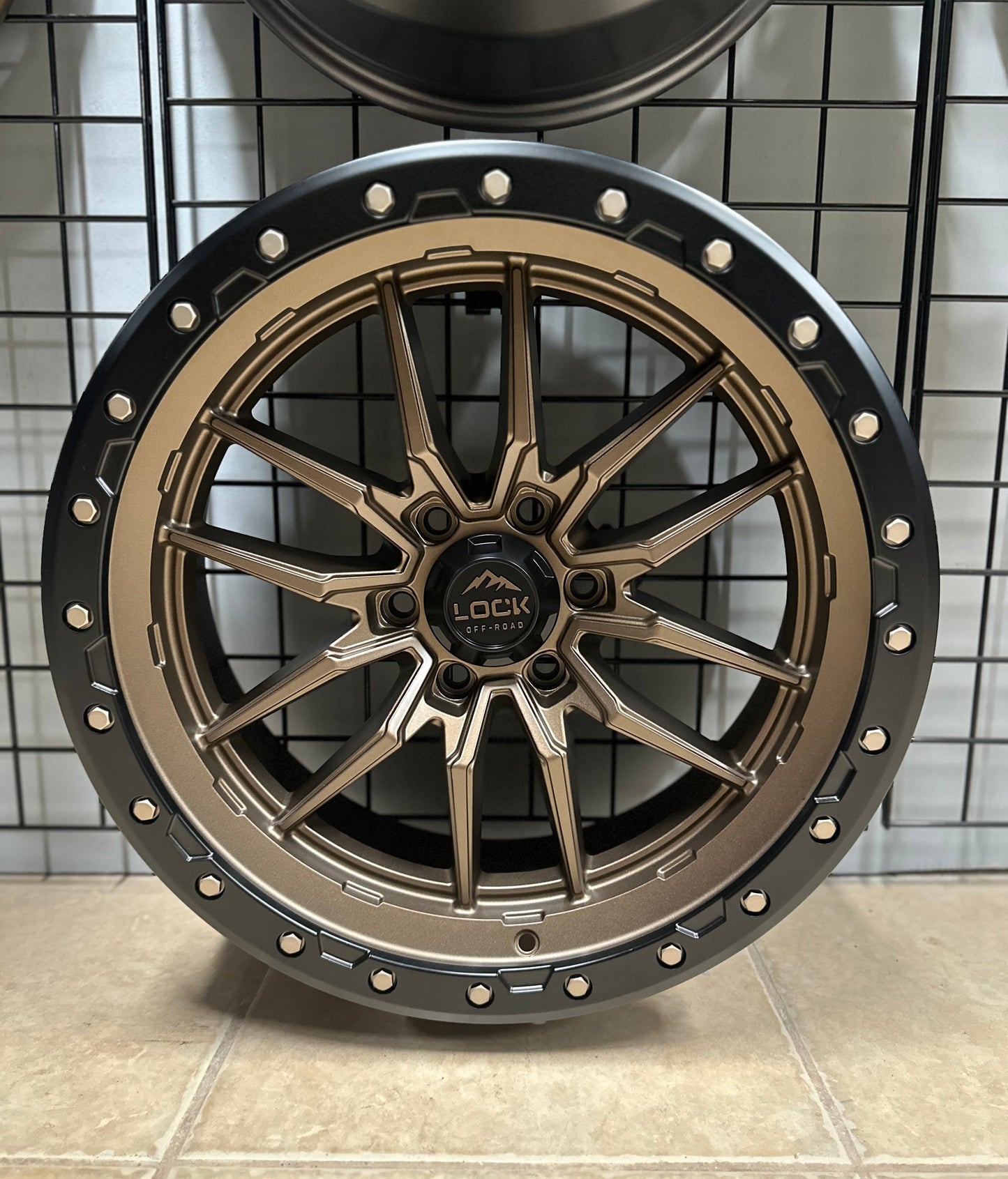 Lock Wheels Krawler Bronze 20x9 6x139.7 +0 ET Tacoma/4Runner/Tundra/Bronco Set de 4 Aros
