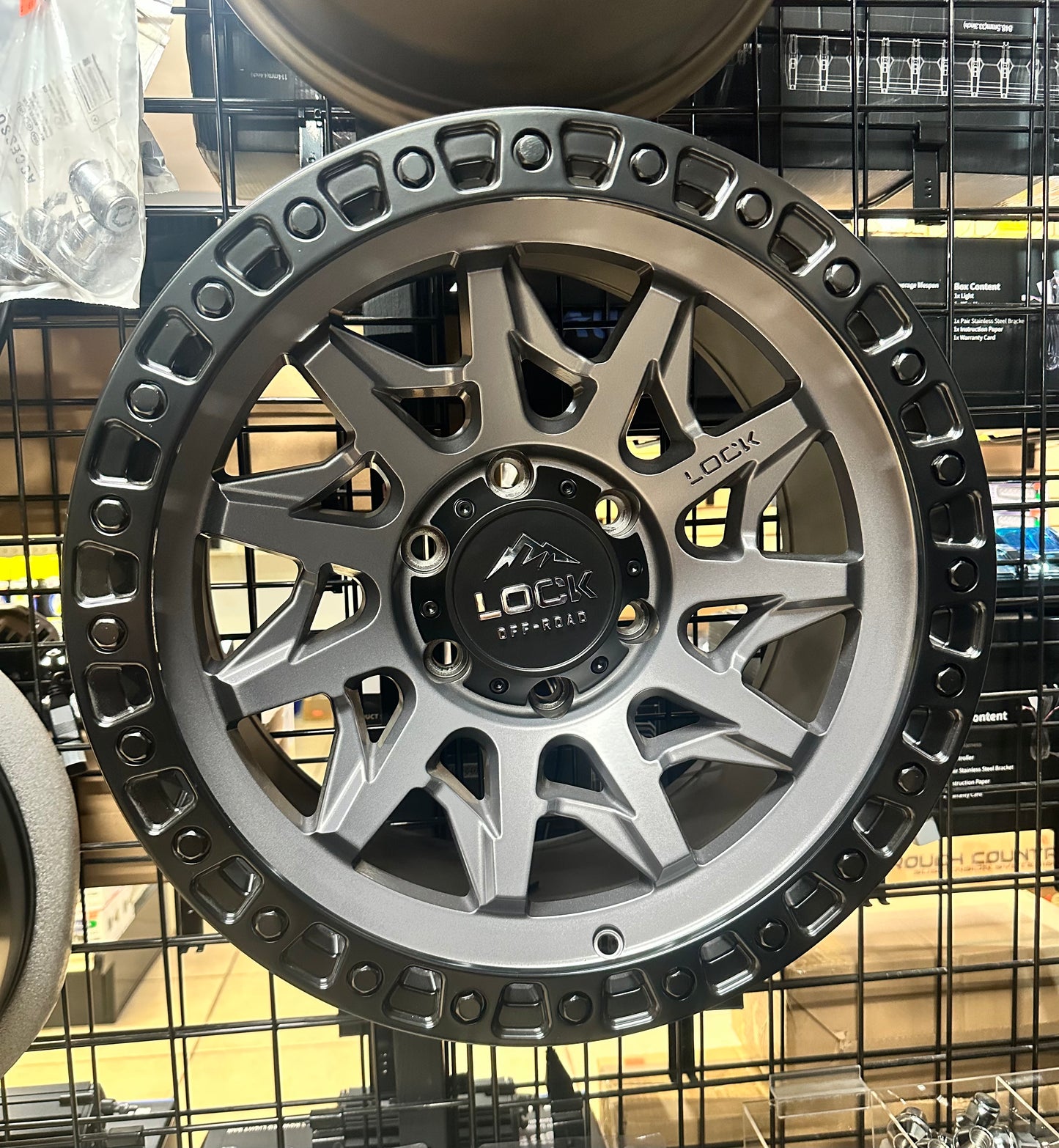 Lock Wheels Lunatic Gunmetal 17x9 -12Et 6x135 Ford F150 04-2025