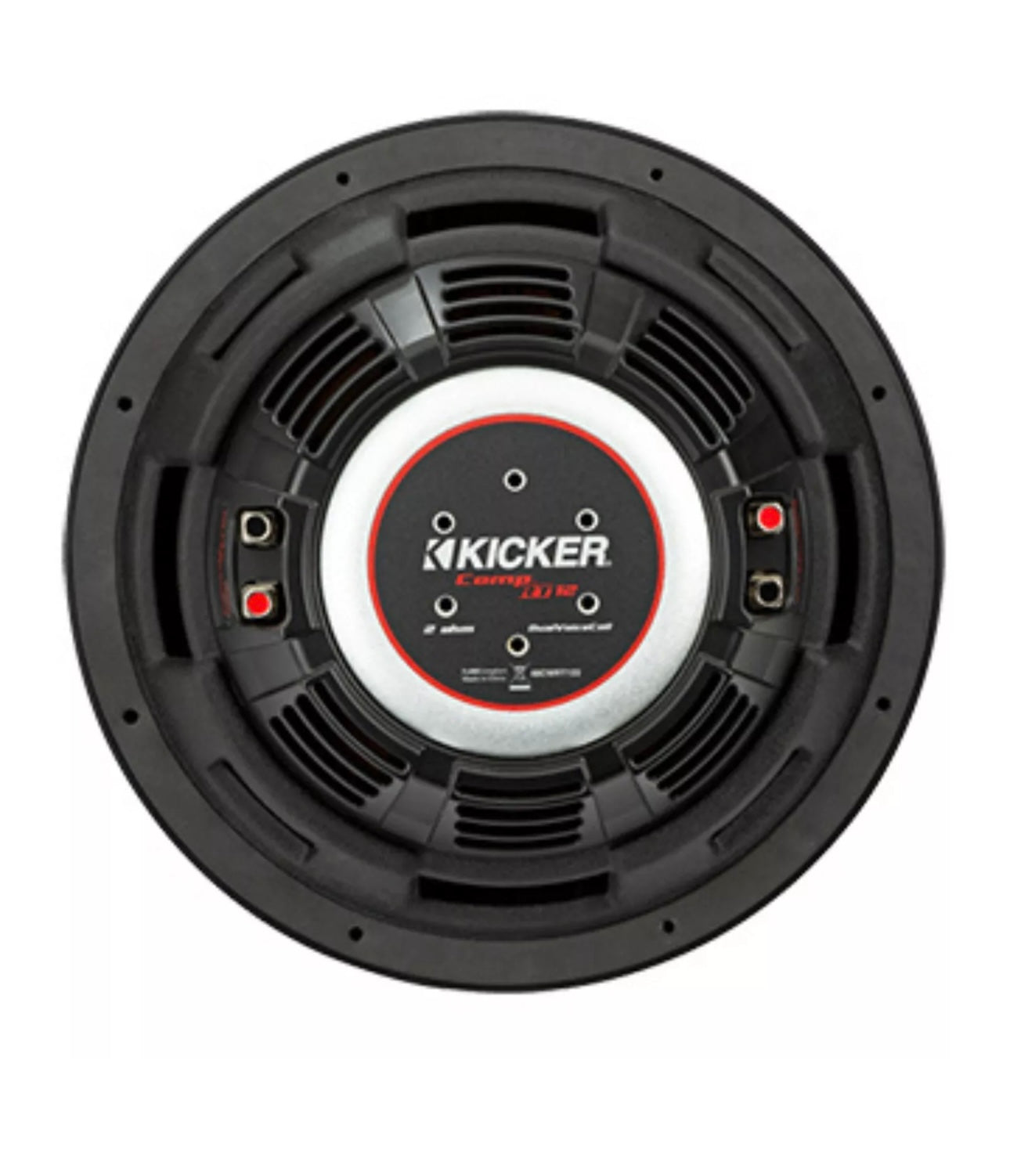 Kicker Comp RT 12” 2ohm Bajo Doble Coil Subwoofer 1000W 48CWRT122