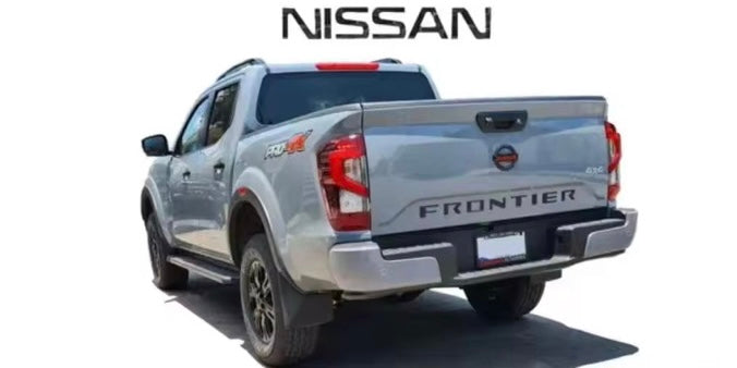 Letras de Compuerta Nissan Frontier Pro 4X 2022-2025 Negro Matte 3D