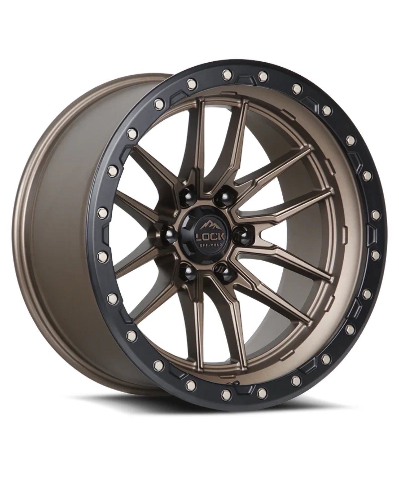 Lock Wheels Krawler Bronze 20x9 6x139.7 +0 ET Tacoma/4Runner/Tundra/Bronco Set de 4 Aros