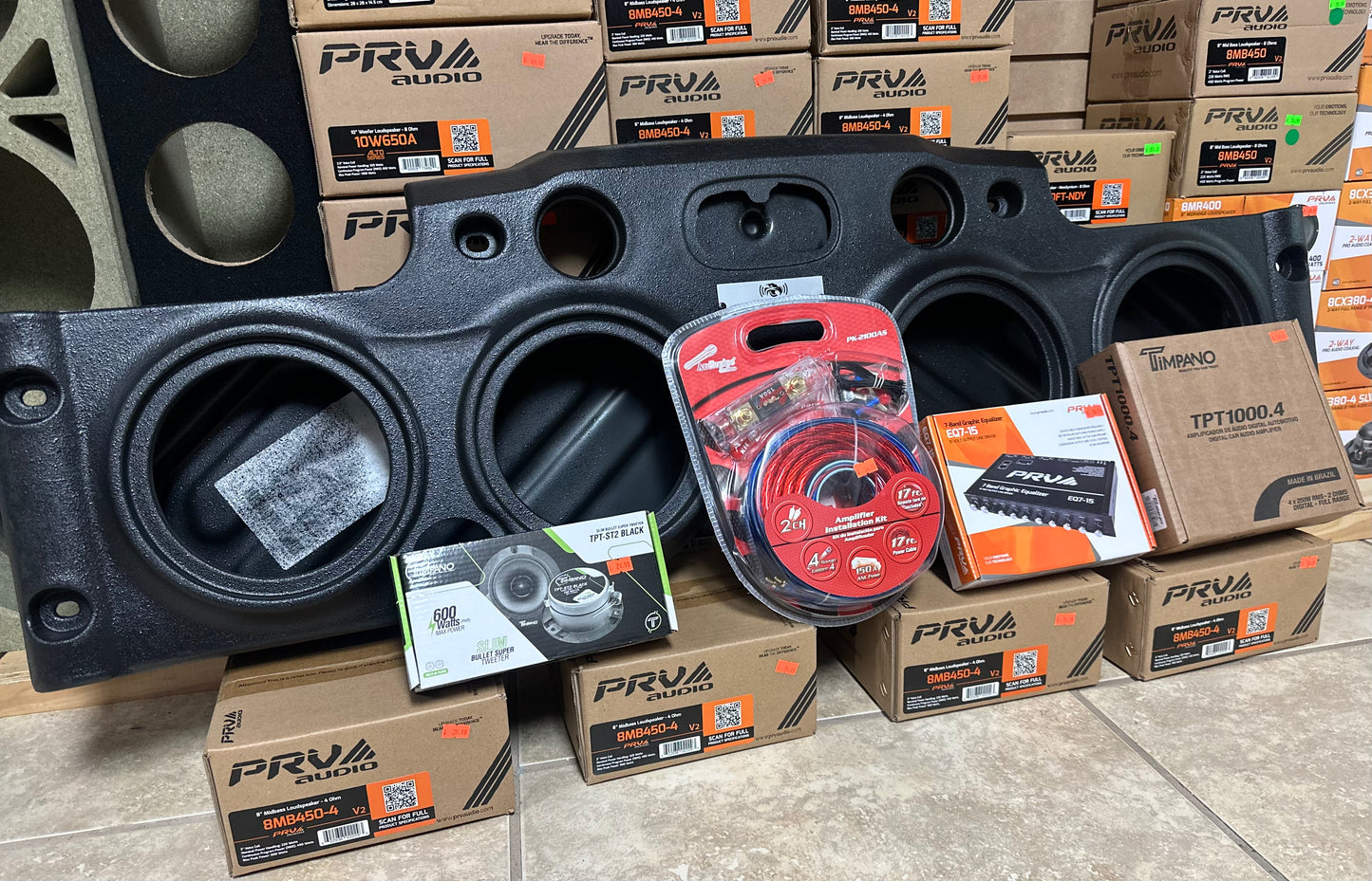 Combo Diadema 8” PRV Jeep JK 07-18 Envio Gratis Puerto Rico