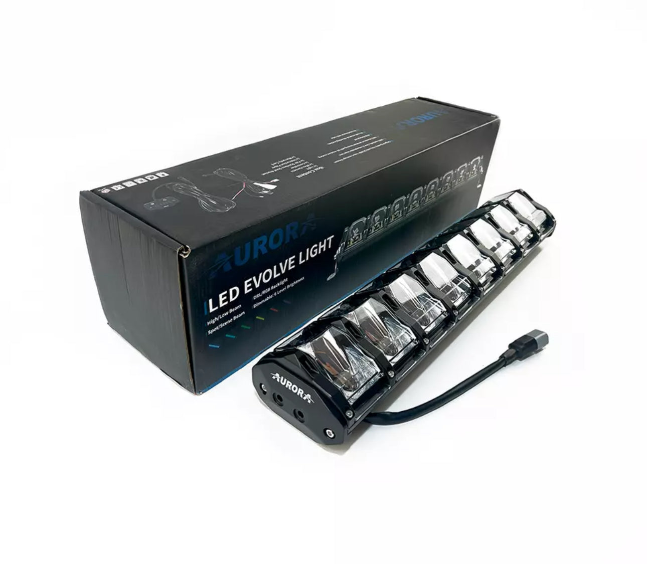 Aurora Led Evolve LED Light Bar 7-Colores Backlight 10”-20”-30”-40”-50”