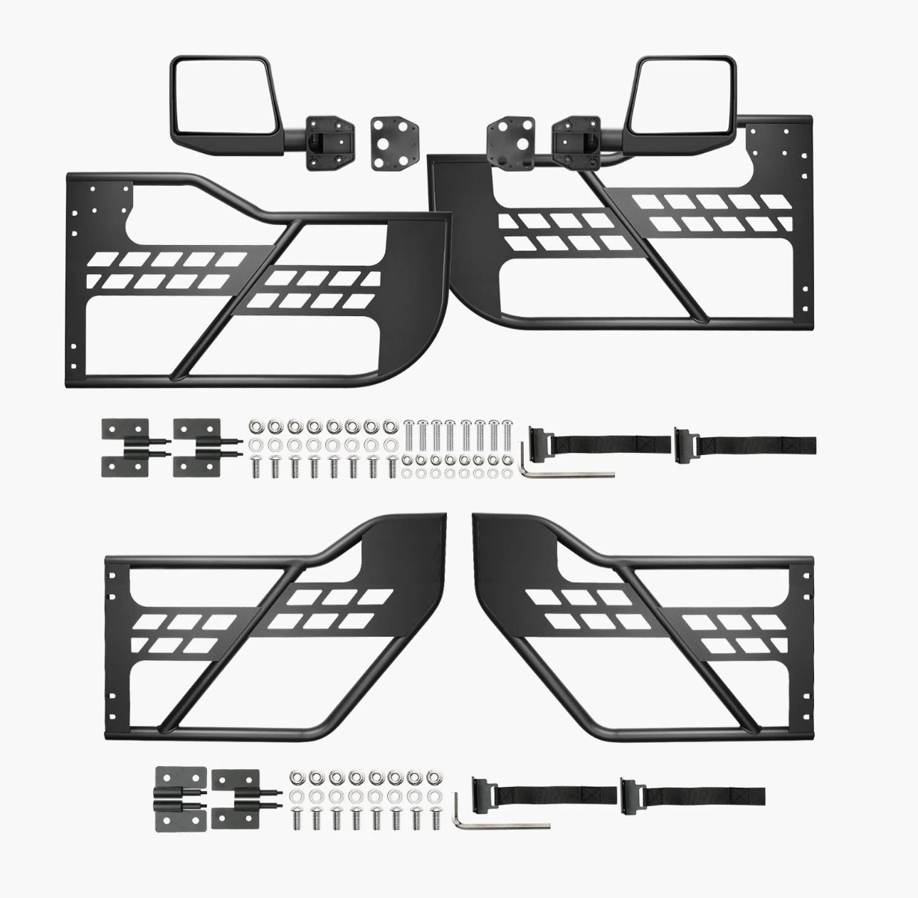 Set de Puertas de Tubo Jeep + Retrovisores JL & Gladiator 18-2025