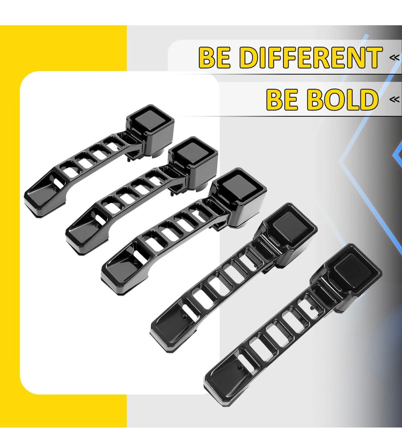 Set de Handles Aluminio (5) Jeep JKU 4dr 07-2018