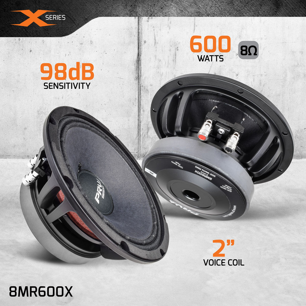 PRV 8” 8MR600X 8”