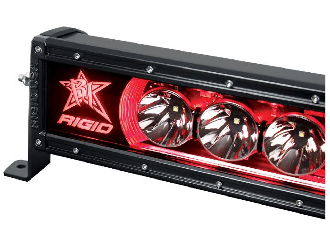 Rigid Industries Radiance 50” LED Light Bar (Red Backlight) con Rabisa