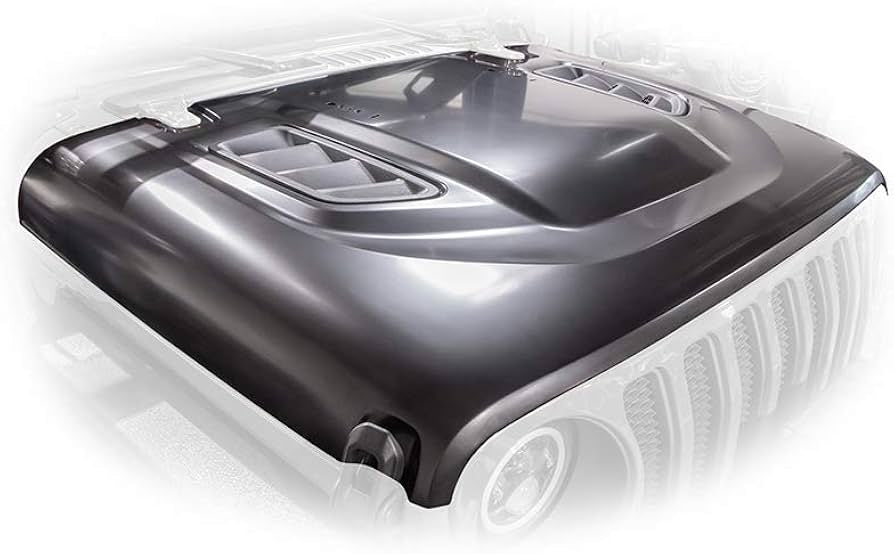 Bonete Metal Tipo Rubicon Jeep JL 18-24 & Gladiator 20-2024