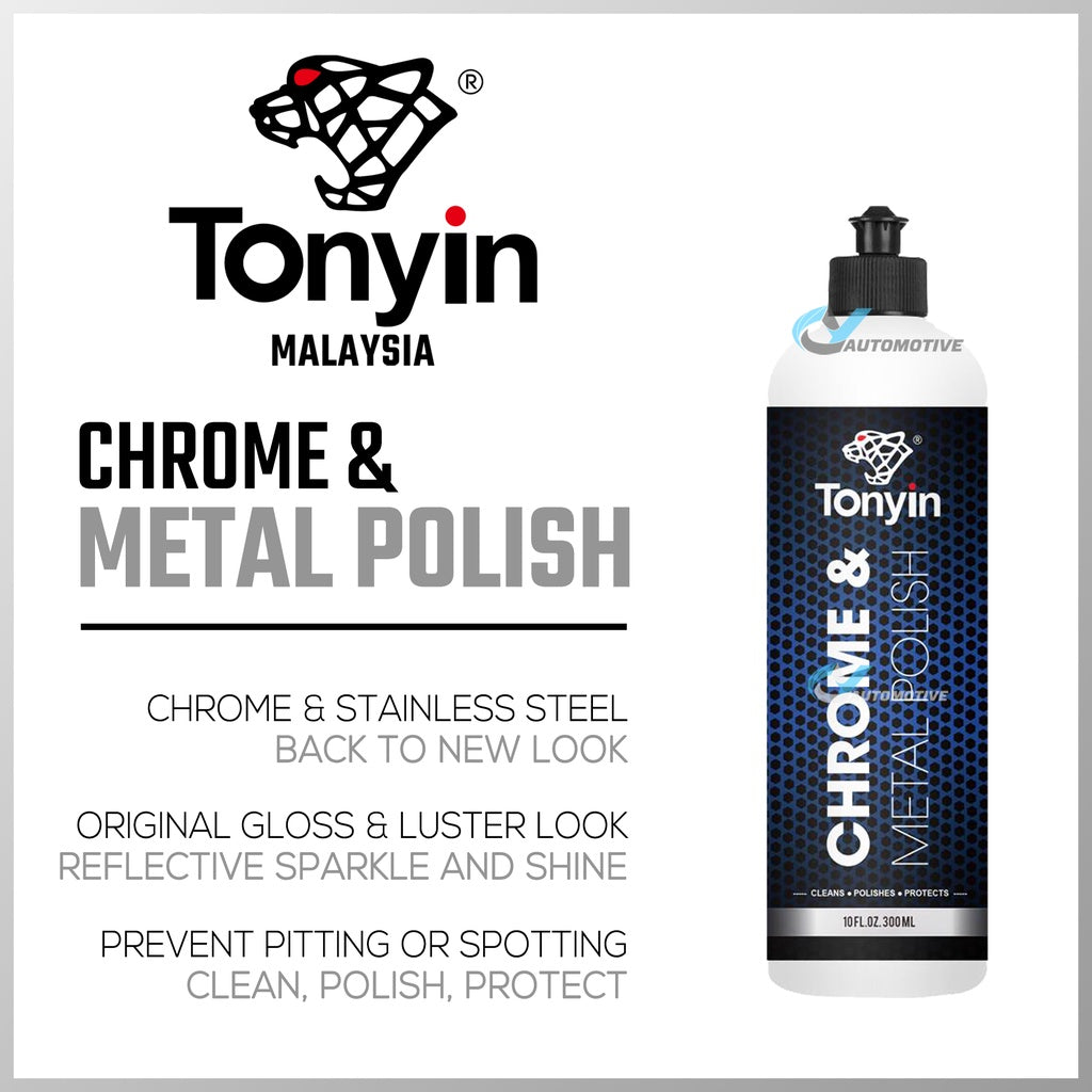 Tonyin Chrome & Metal Polish 10oz