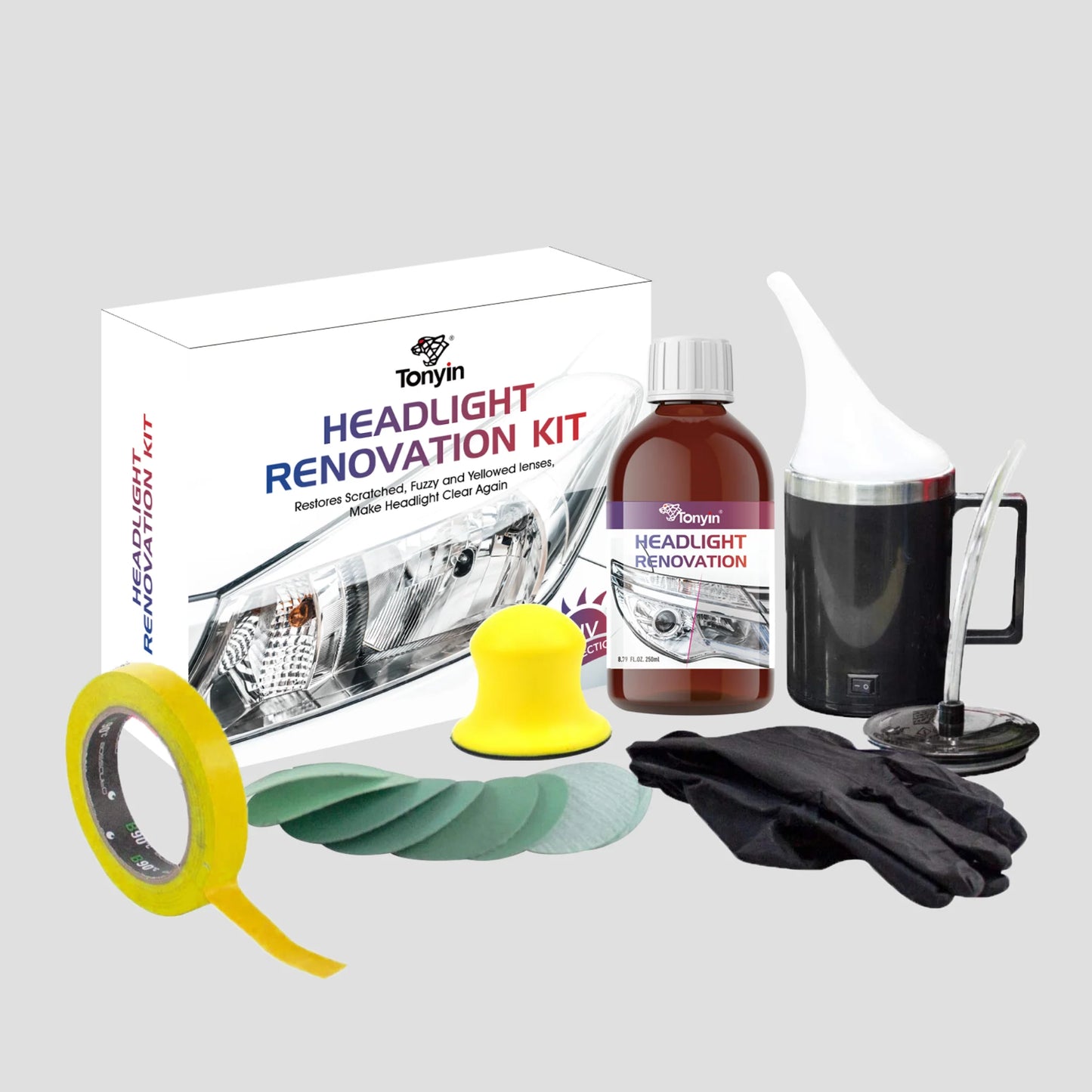 Tonyin Headlight Renovation kit