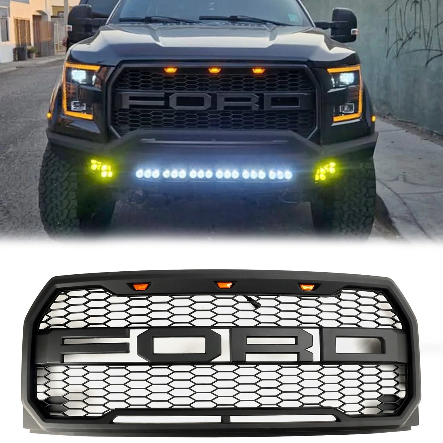Parrilla Raptor F150 15-2017