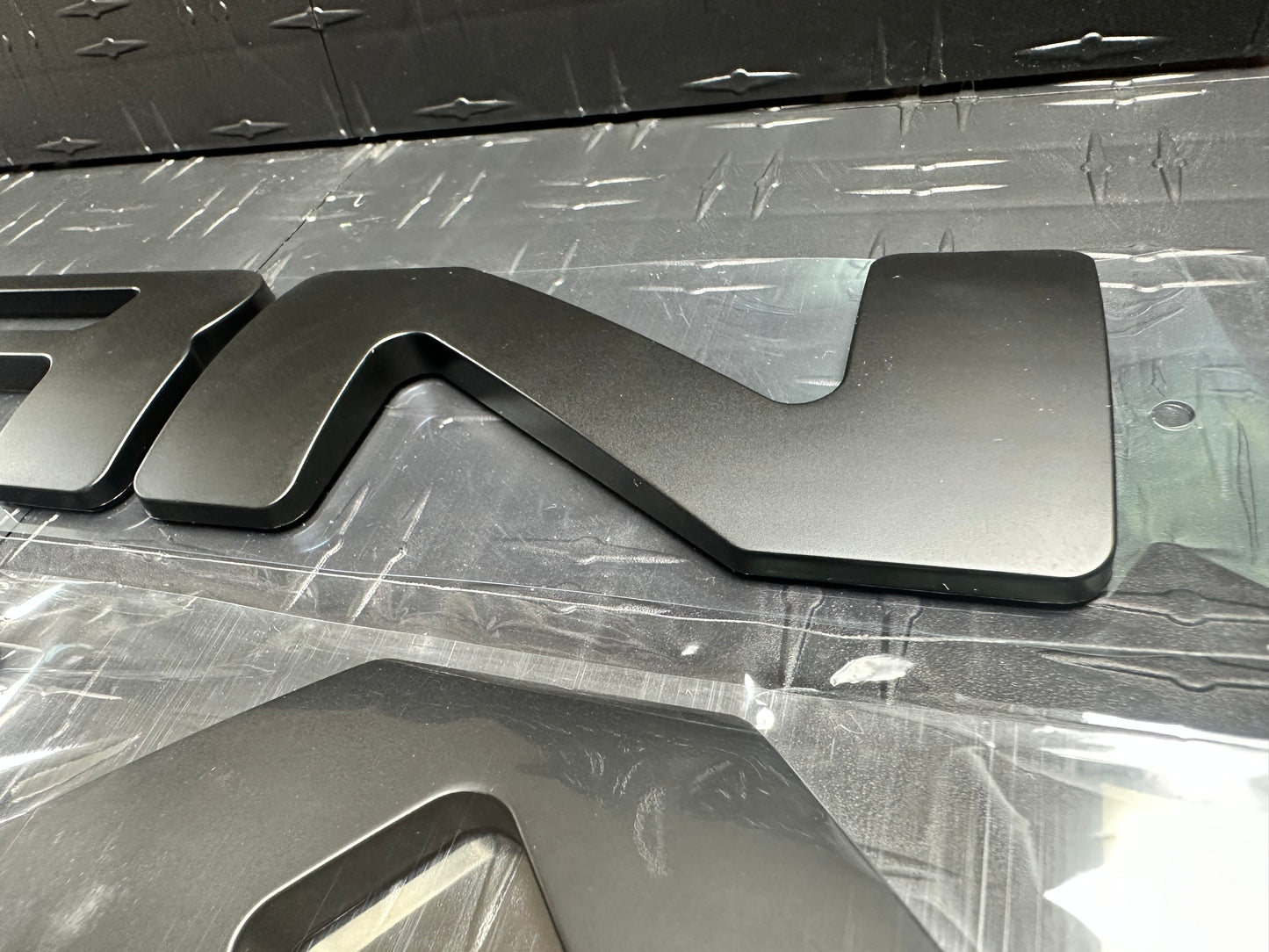 Letras de Compuerta Ranger 2019-2025 Negro Matte ABS Plastic 3D