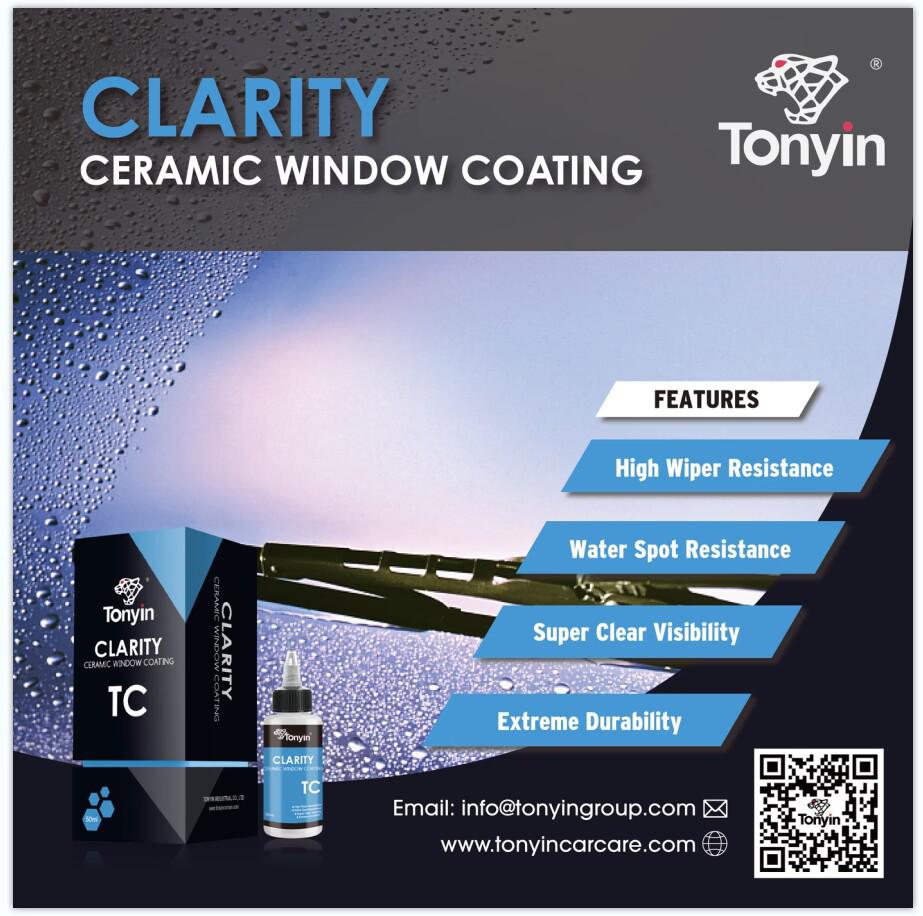 Tonyin Clarity Ceramic Window Coating 1 Año 30ML