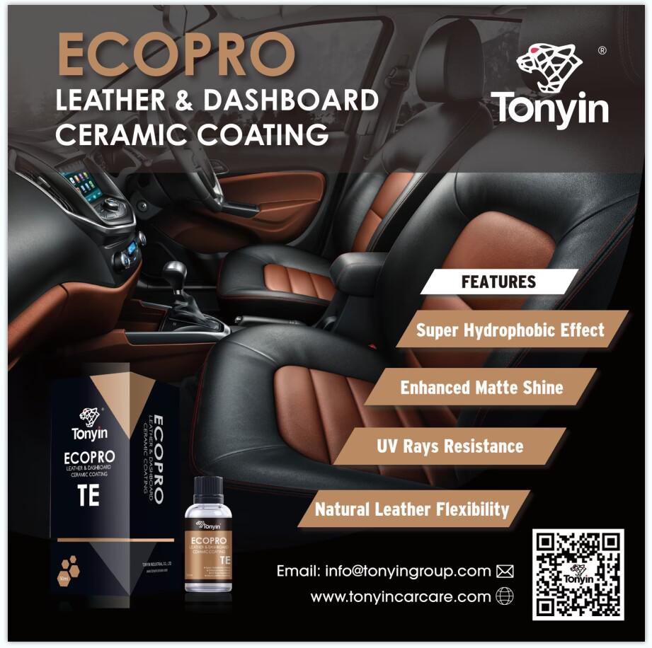 Tonyin Ecopro Leather & Dashboard Ceramic Coating 1 Año 50ML