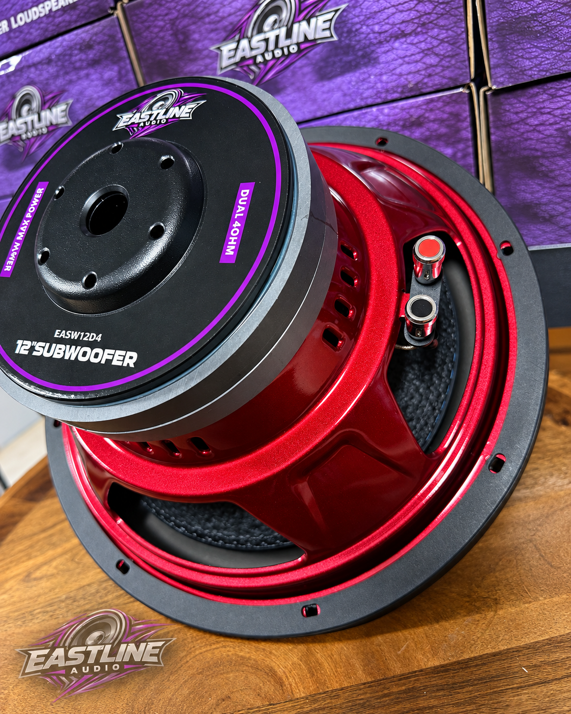 Eastline Audio EAS12D4 Subwoofer 12” Doble Coil 800W 4+4 OHM
