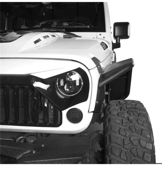 Jeep JK Fenders Flares Acero Cortos