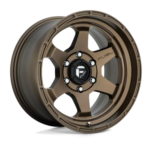 Fuel Shok Matte Bronze 17x9, 6x139.7 +1ET D666 Set de 4 Aros