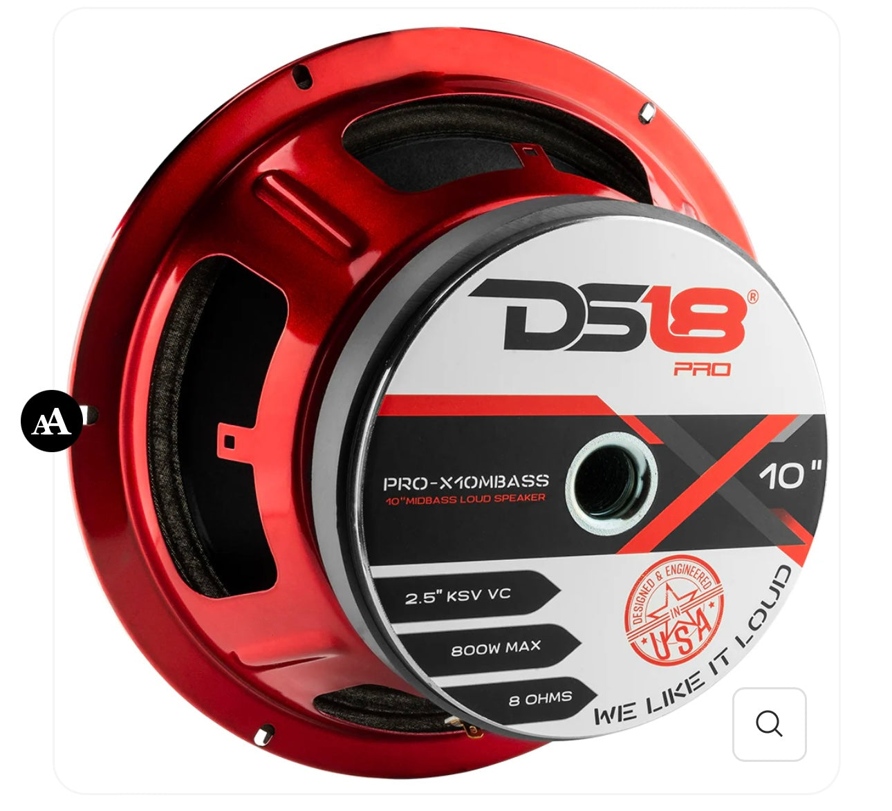 DS18 Bocina 10” 800W PRO-X10MBASS