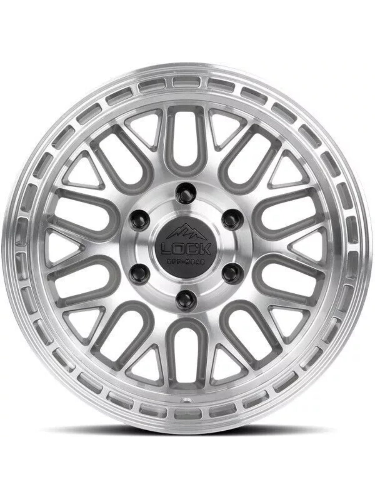 Lock Wheels 17x9 5x127 -12mm Set de 4 Aros Machined