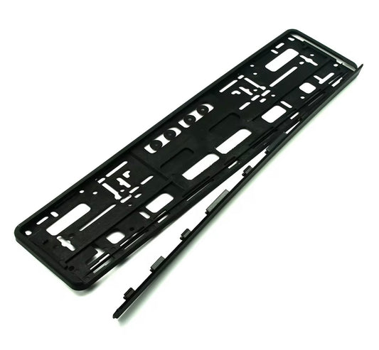 Base de Tablilla Euro JDM Universal Negro Plástico