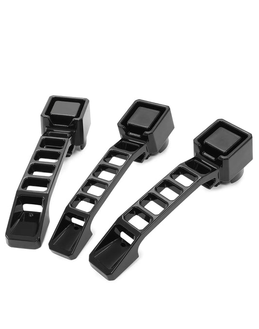 Set de (3) Handles Aluminio Negro Jeep JK 07-2018 2Dr