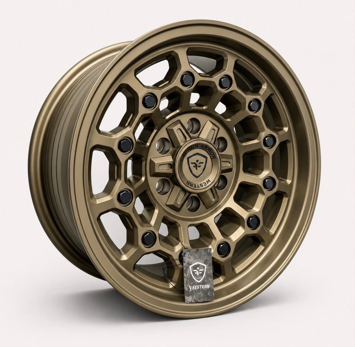 Carbon Armor 5x127 17x9 -12ET Jeep Jk/Jl & Gladiator Set de 4 Aros