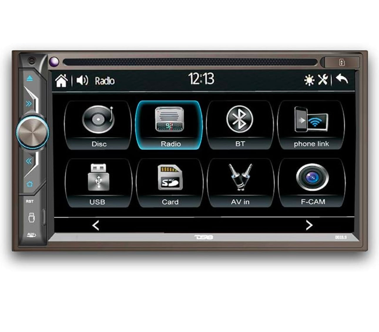 DS18 DDX6.9 Radio Touchscreen Double Din Headunit DVD, Bluetooth, USB and mirrorlink for iOS & Android AUX/USB/SD/AM/FM Multimedia Receiver