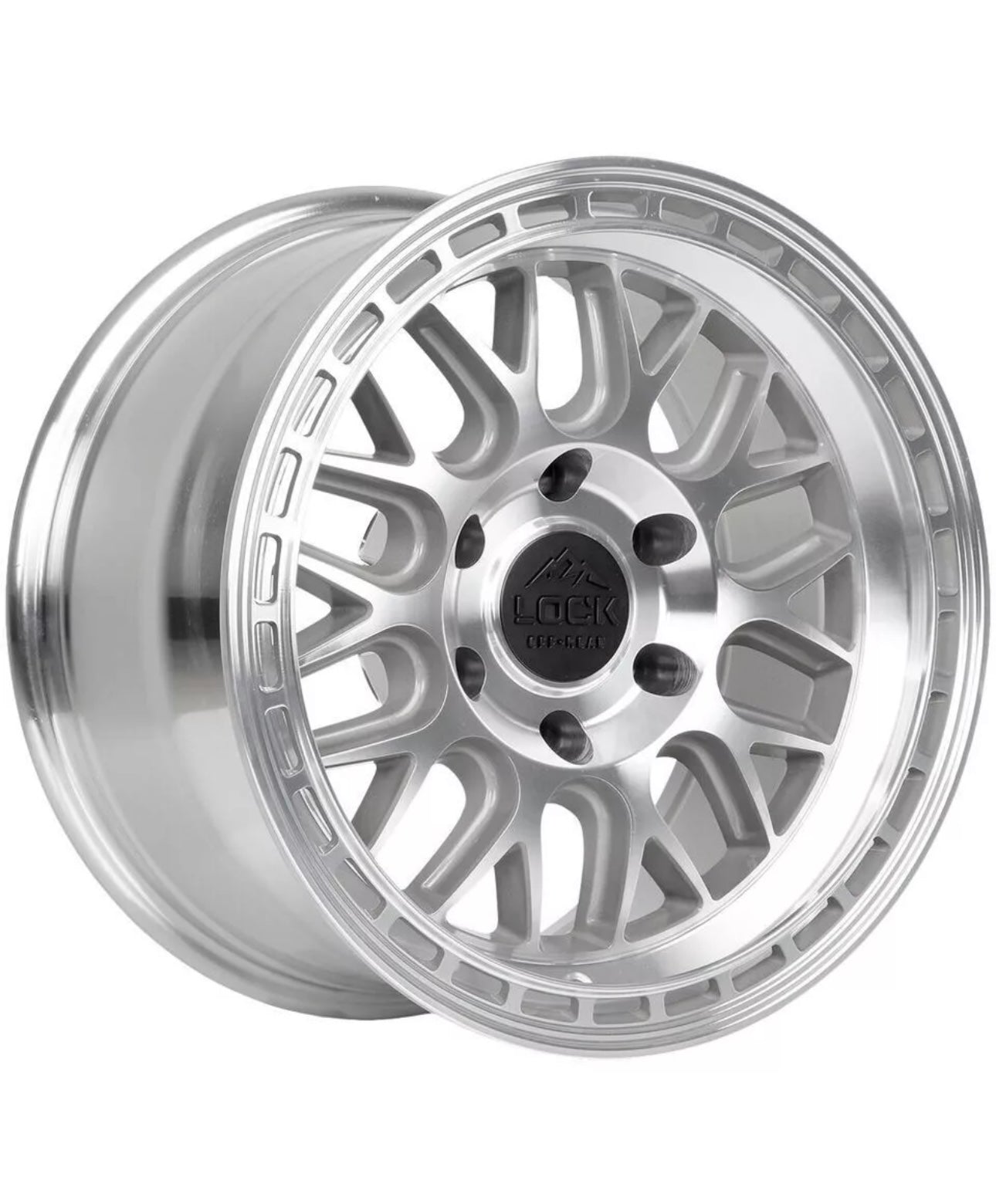 Lock Wheels 17x9 6x139.7 -12mm Set de 4 Aros Machined