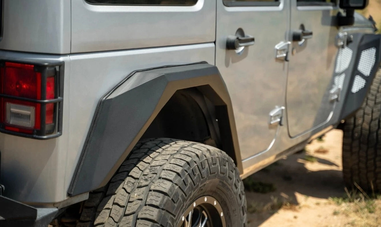 DV8 Armor Fenders Flares Jeep JK 07-2018 Set de 4