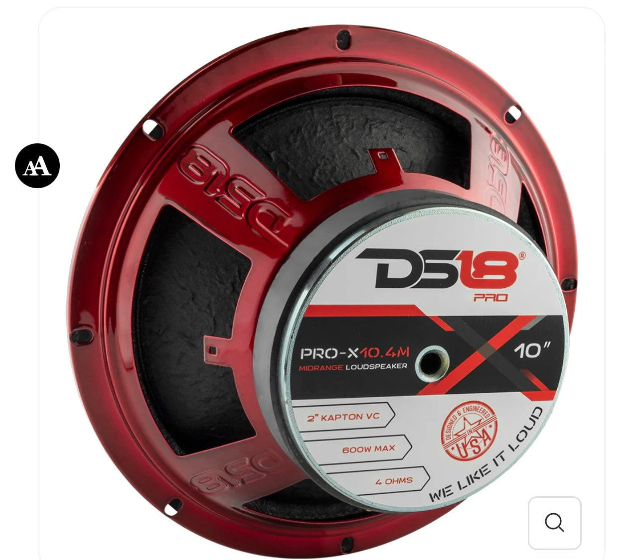 DS18 Bocina 10” 600W PRO-X10.4M