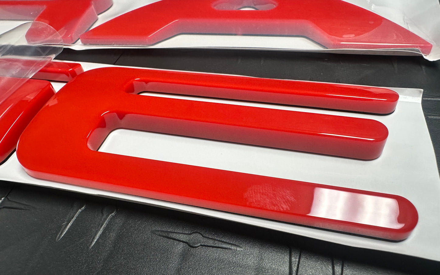 Letras de Compuerta Ranger 2019-2025 Rojo ABS Plastic 3D