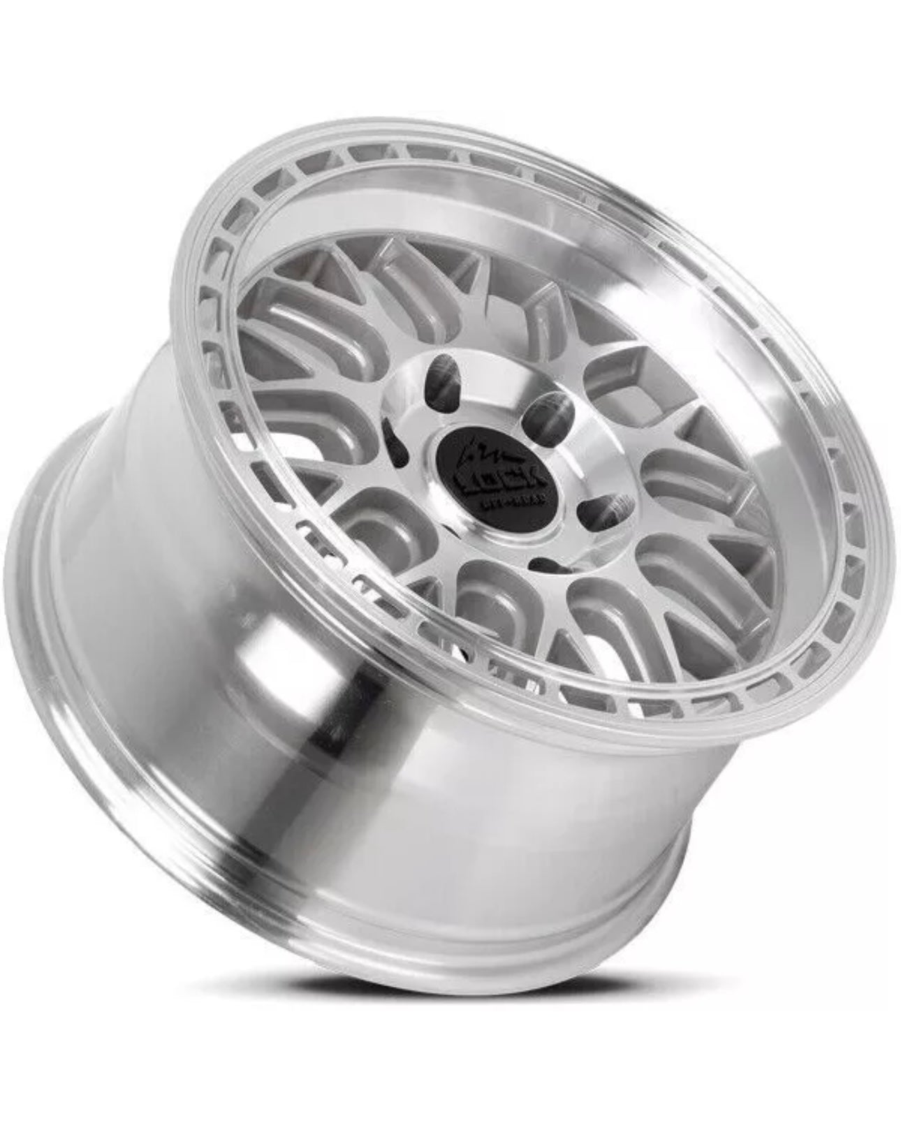 Lock Wheels 17x9 6x139.7 -12mm Set de 4 Aros Machined