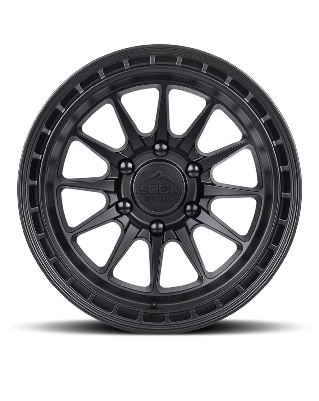 Lock Wheels Baja 17x9 6x139.7 -12ET Set de 4 Aros Negros