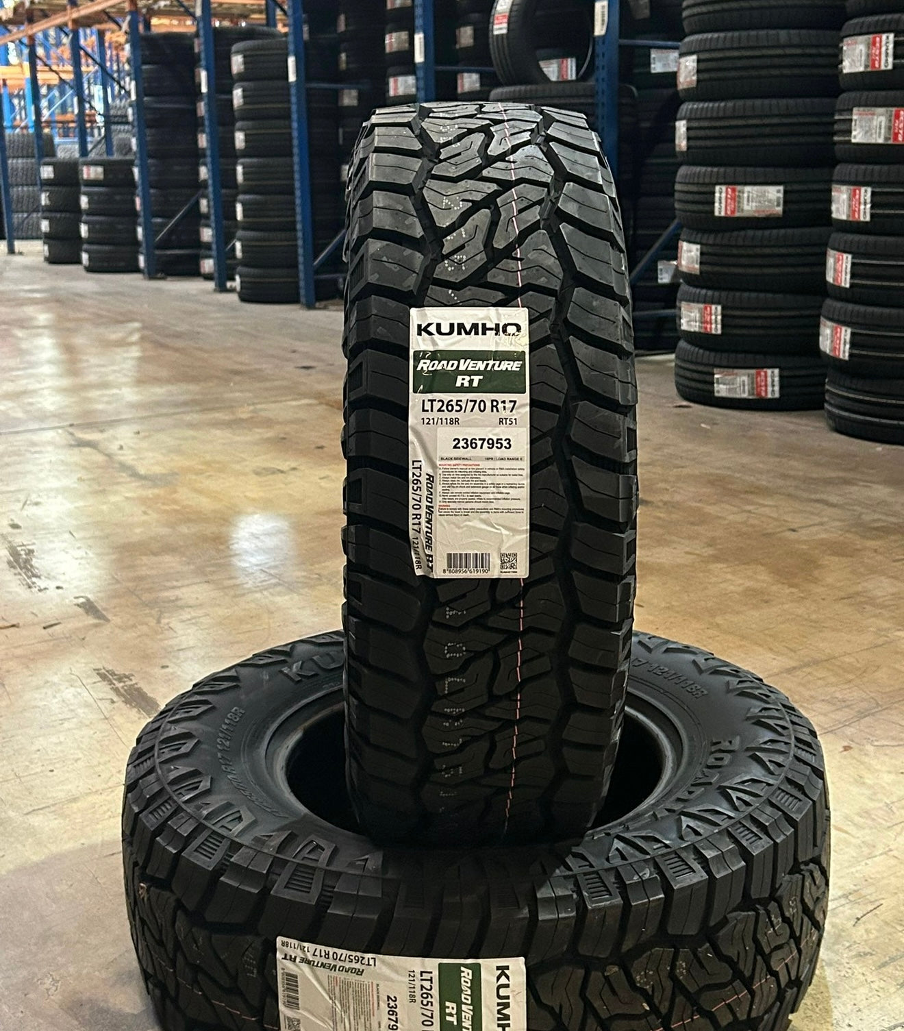 Kumho RT 265-70-17 Set de 4 Gomas