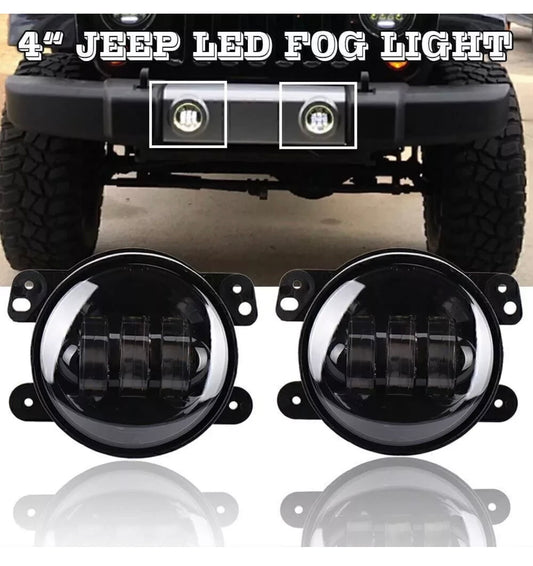 Jeep JK 2007-2018 Bumper Led Foglights Set de (2)