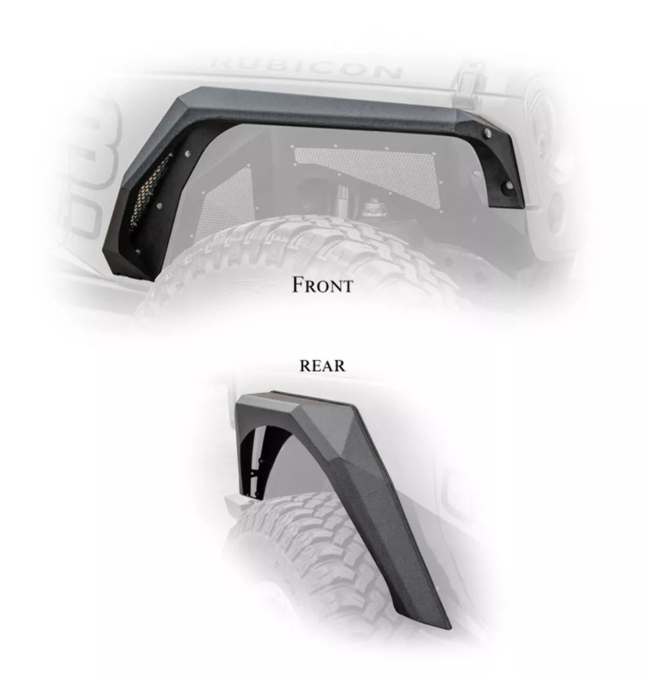 DV8 Fenders Armor Jeep JK 07-18 Delantero & Trasero FENDB-09