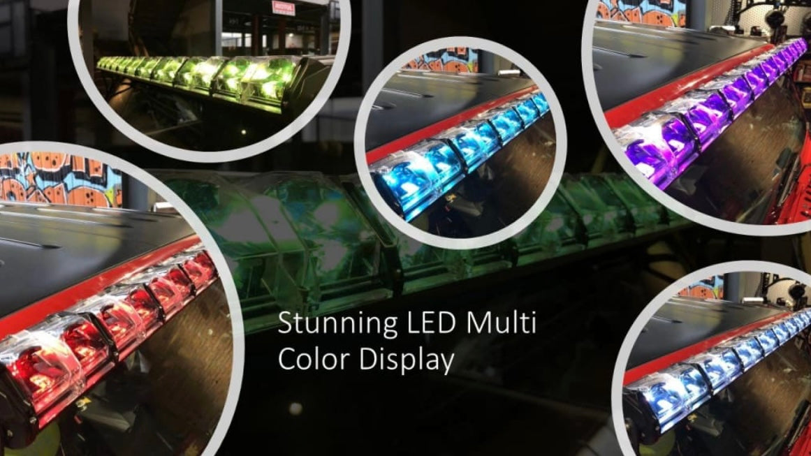 Aurora Led  Evolve LED Light Bar 7-Colores Backlight 10”-20”-30”-40”-50”