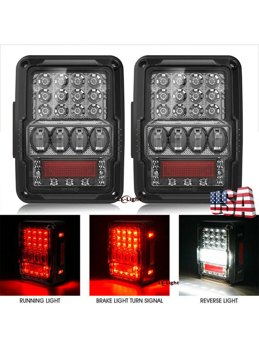 Focos Traseros Led Jeep JK 07-18 (2) Par Plug & Play