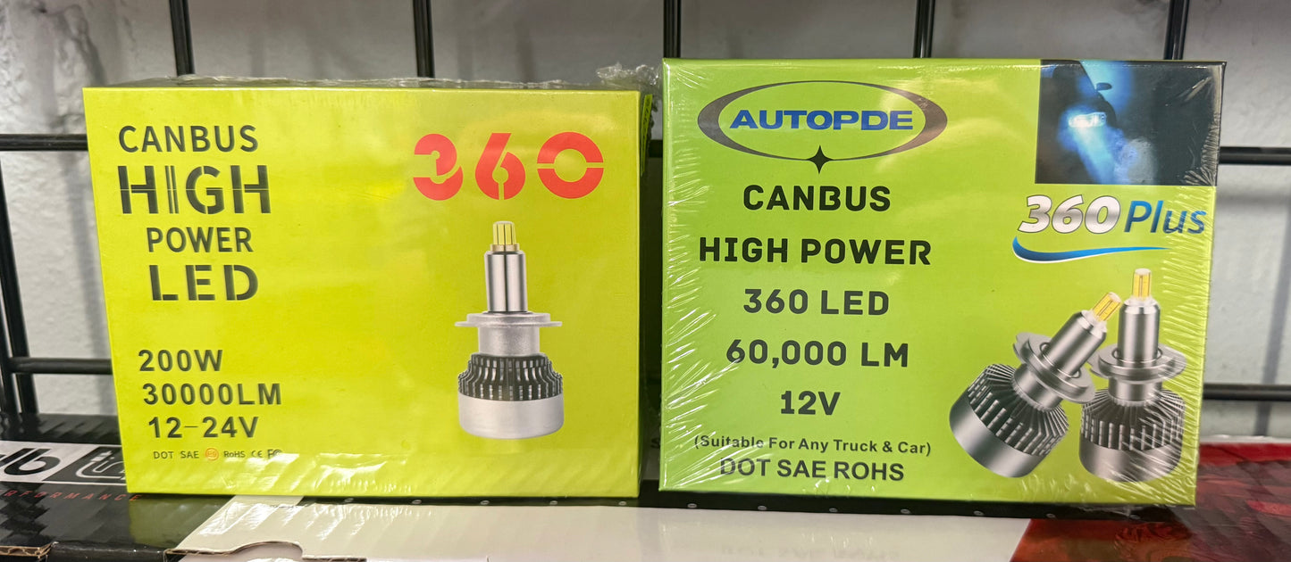 APDE Luces Led 360 60,000 Lumens Perfectas Para Proyector (Par)