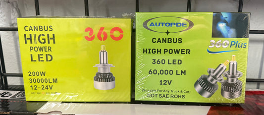 APDE Luces Led 360 60,000 Lumens Perfectas Para Proyector (Par)