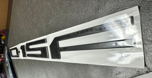 Letras de Compuerta F150 2018 al 2020 Negro 3D