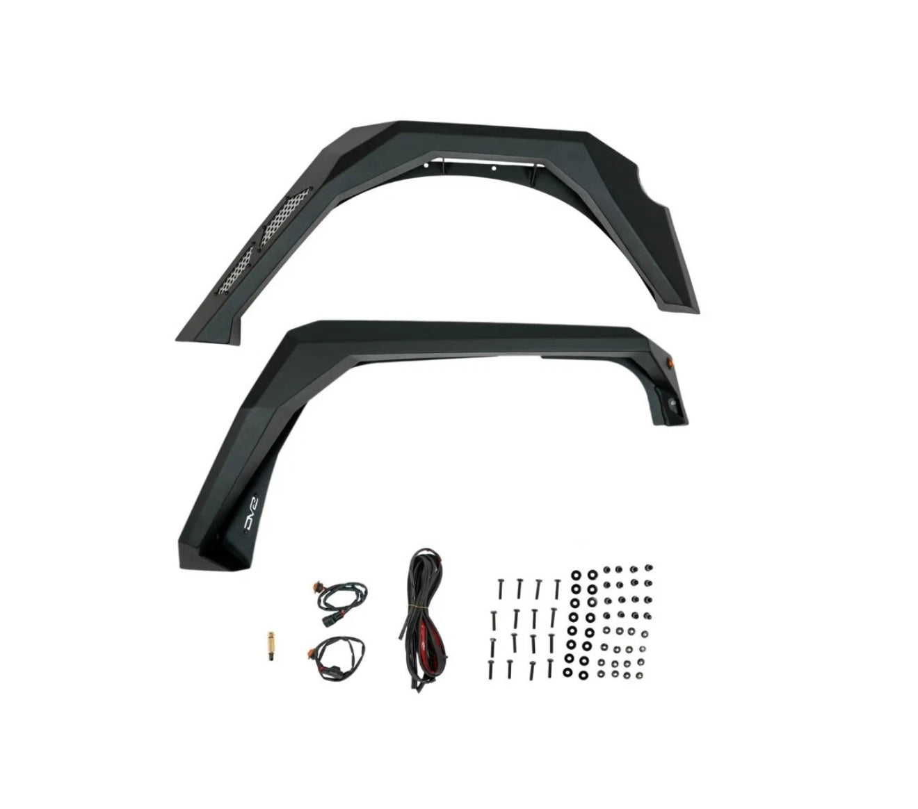 DV8 Armor Fenders Flares Jeep JK 07-2018 Set de 4