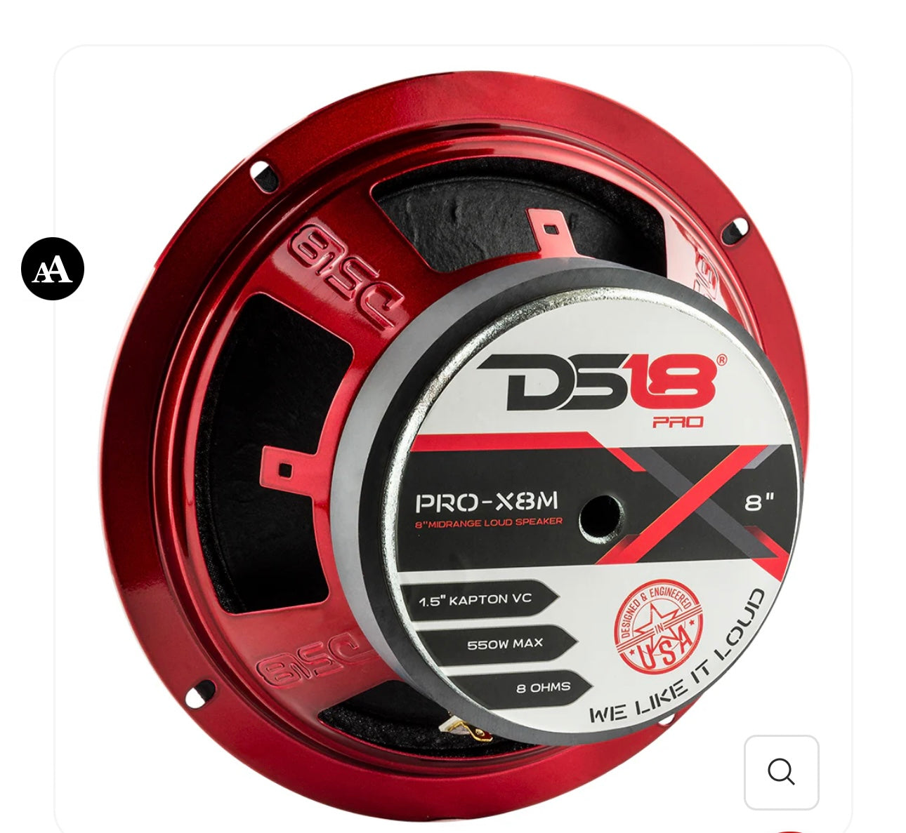 DS18 Bocina 8” PRO-X8M 550W