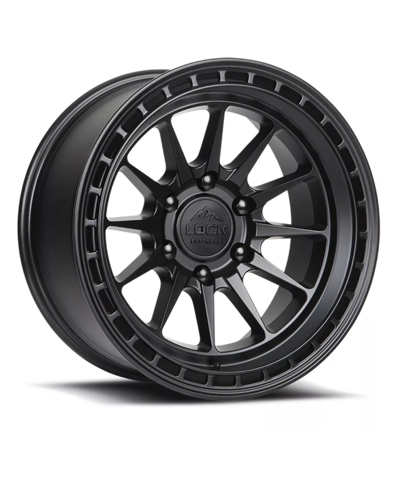 Lock Wheels Baja 17x9 6x139.7 -12ET Set de 4 Aros Negros