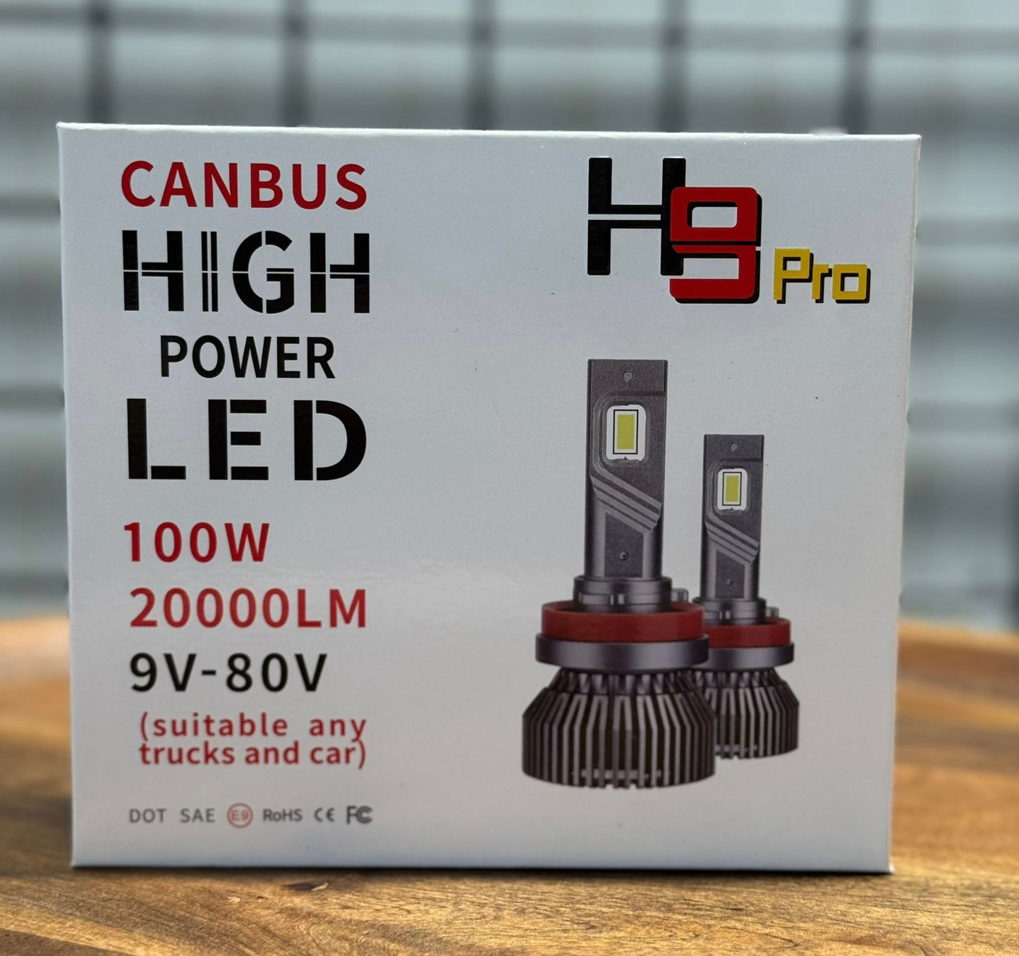 Luces Led Alta Intensidad Canbus H9 PRO 18K Lumens