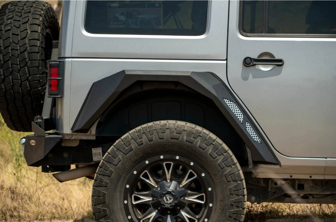 DV8 Armor Fenders Flares Jeep JK 07-2018 Set de 4