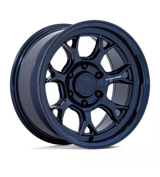 BLACK RHINO Etosha BR017 17X8.5 6X139.7 -10ET Gloss Midnight Blue BR017 Set de 4 Aros