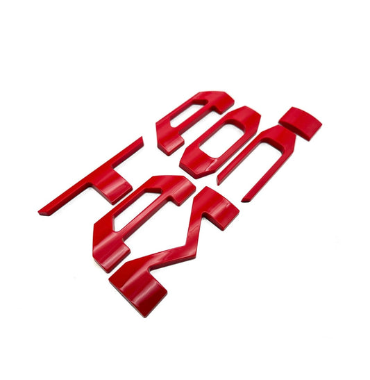 Letras de Compuerta Tacoma 2024 al 2025 Rojo 3D