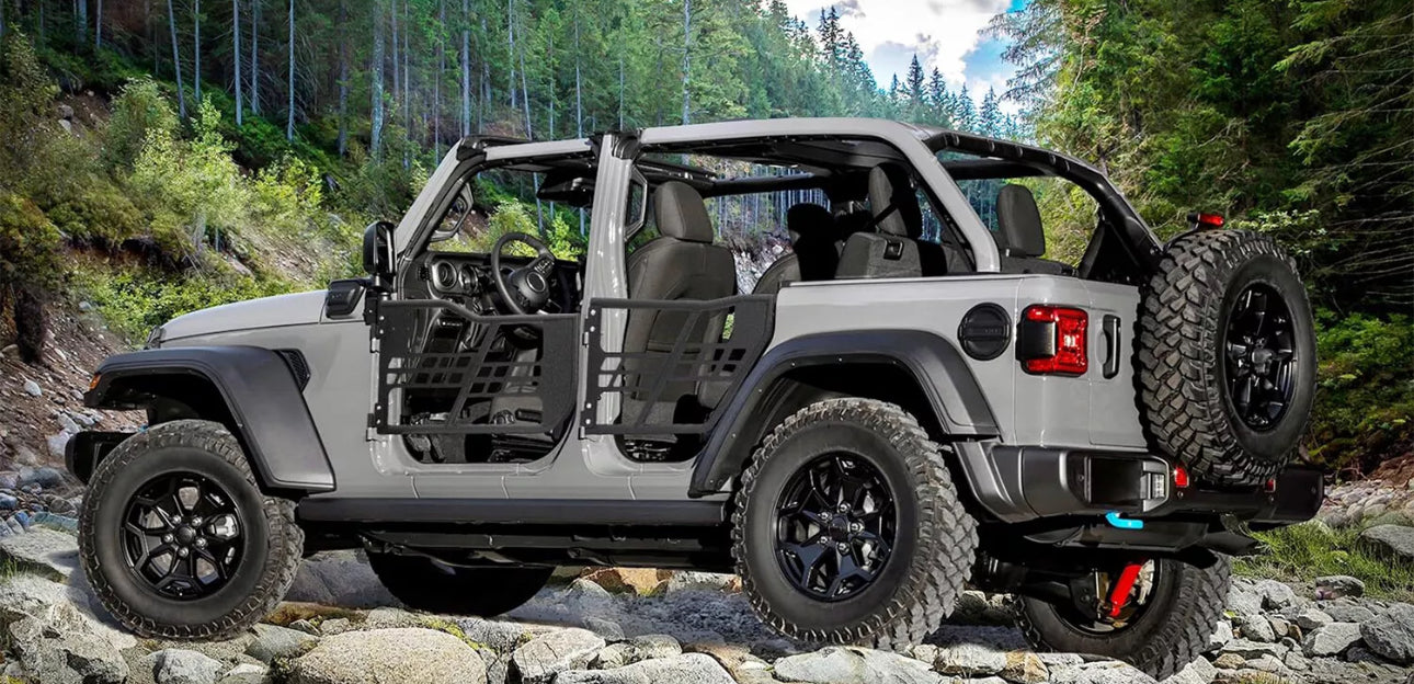 Set de Puertas de Tubo Jeep + Retrovisores JL & Gladiator 18-2025