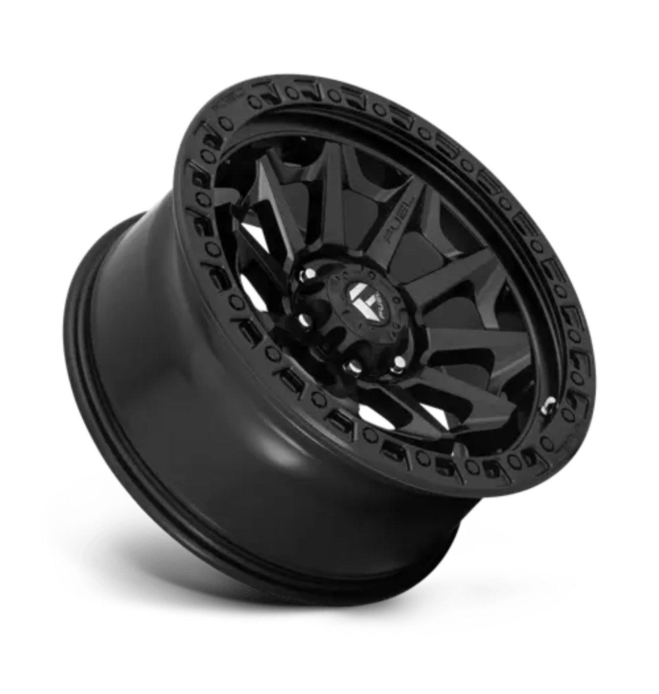 Fuel Covert 15x8 5X114 -19ET MATTE BLACK D694 Ranger/Jeep TJ/YJ/LJ & Cherokee Set de 4 Aros